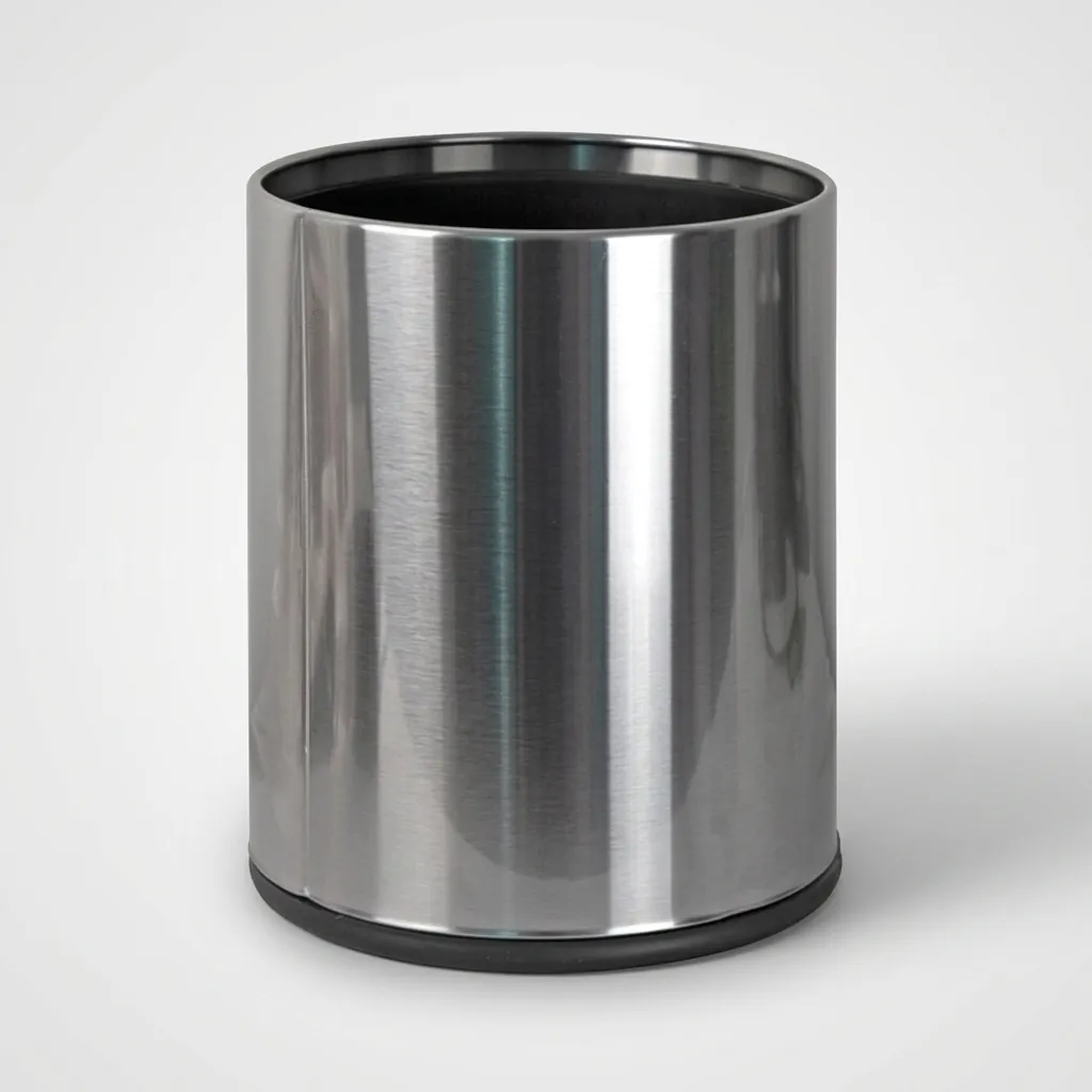 Open Top Stainless Steel Waste Bin 10ltr — DBN-1085 (image 2)