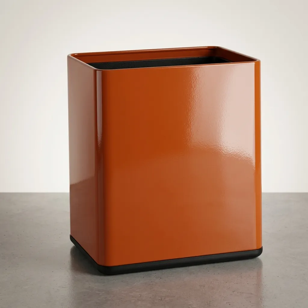 Open-Top Stainless Steel Waste Bin 12L (Rectangle) [1087] — DBN-1087 (image 2)