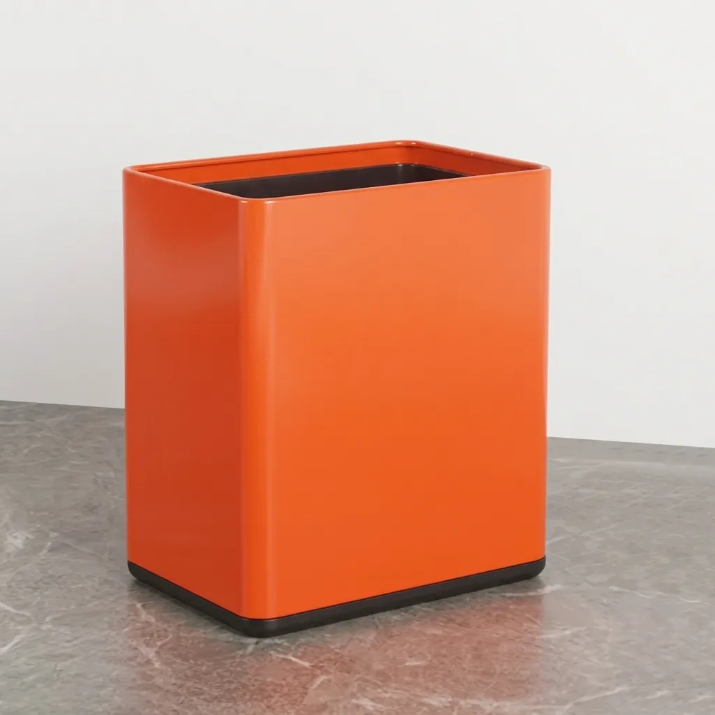 Open-Top Stainless Steel Waste Bin 12L (Rectangle) [1087] — DBN-1087 (image 4)