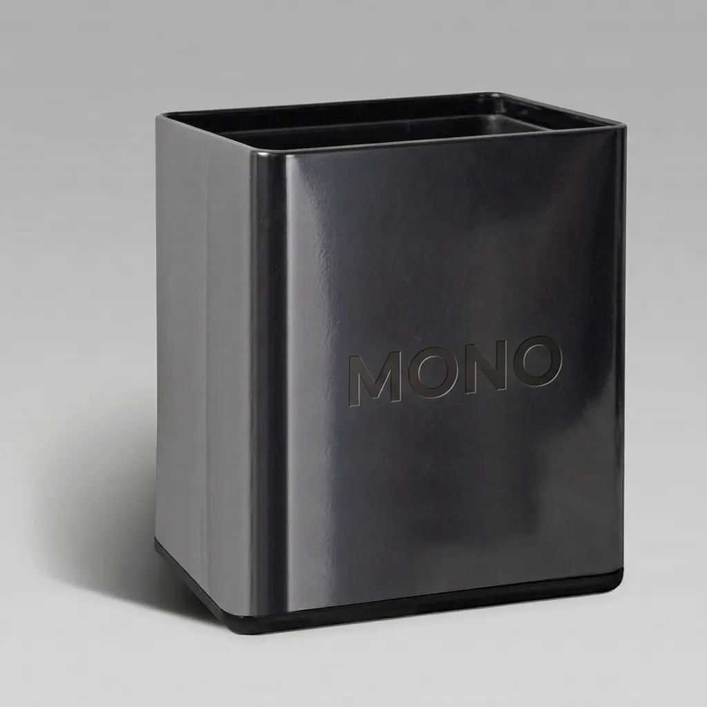 Open-Top Stainless Steel Waste Bin 12L (Rectangle) [1089] — DBN-1089 (image 1)