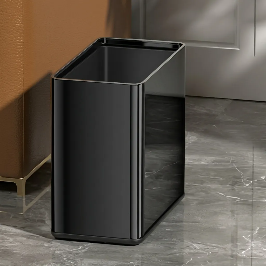 Open-Top Stainless Steel Waste Bin 12L (Rectangle) [1089] — DBN-1089 (image 4)