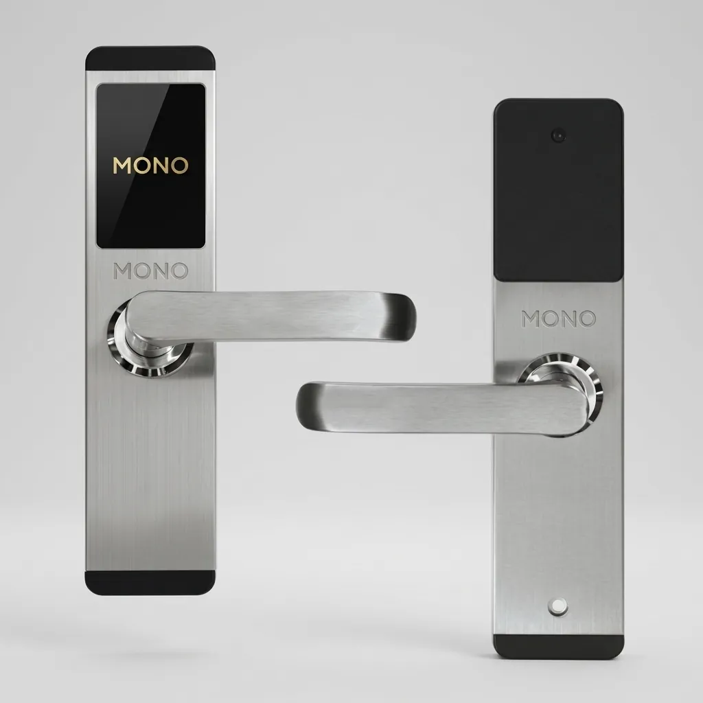 Hotel Smart Door Lock - Stainless Steel — DLK-1025 (image 1)