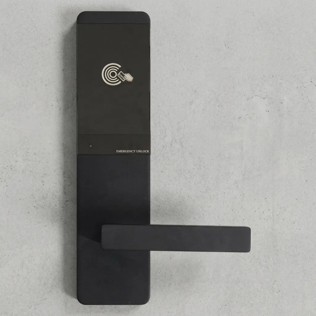 Stainless Steel Ultra-Thin Hotel Smart Door Lock with RFID Card [1026] — DLK-1026 (image 5)