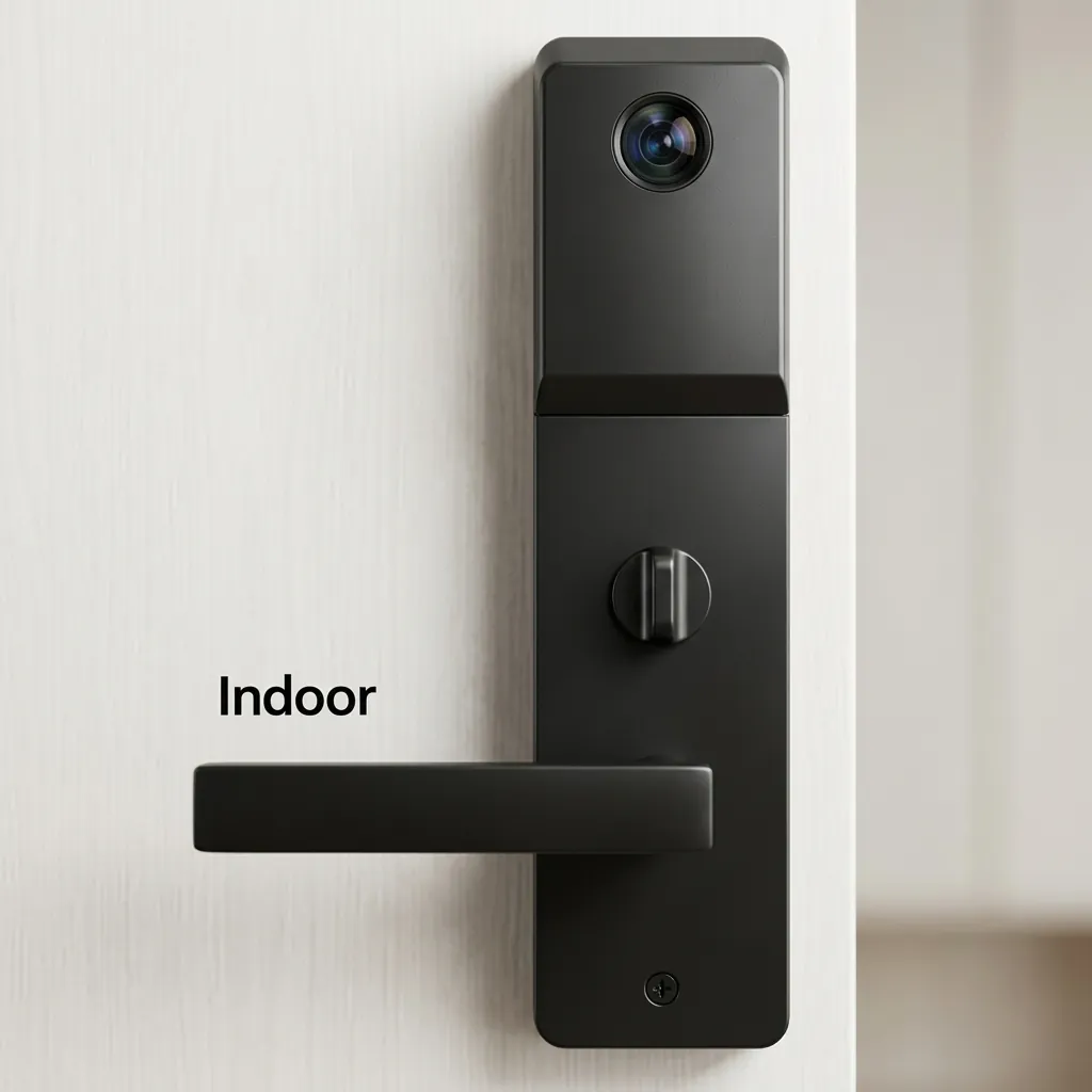 Stainless Steel Ultra-Thin Hotel Smart Door Lock with RFID Card [1026] — DLK-1026 (image 6)