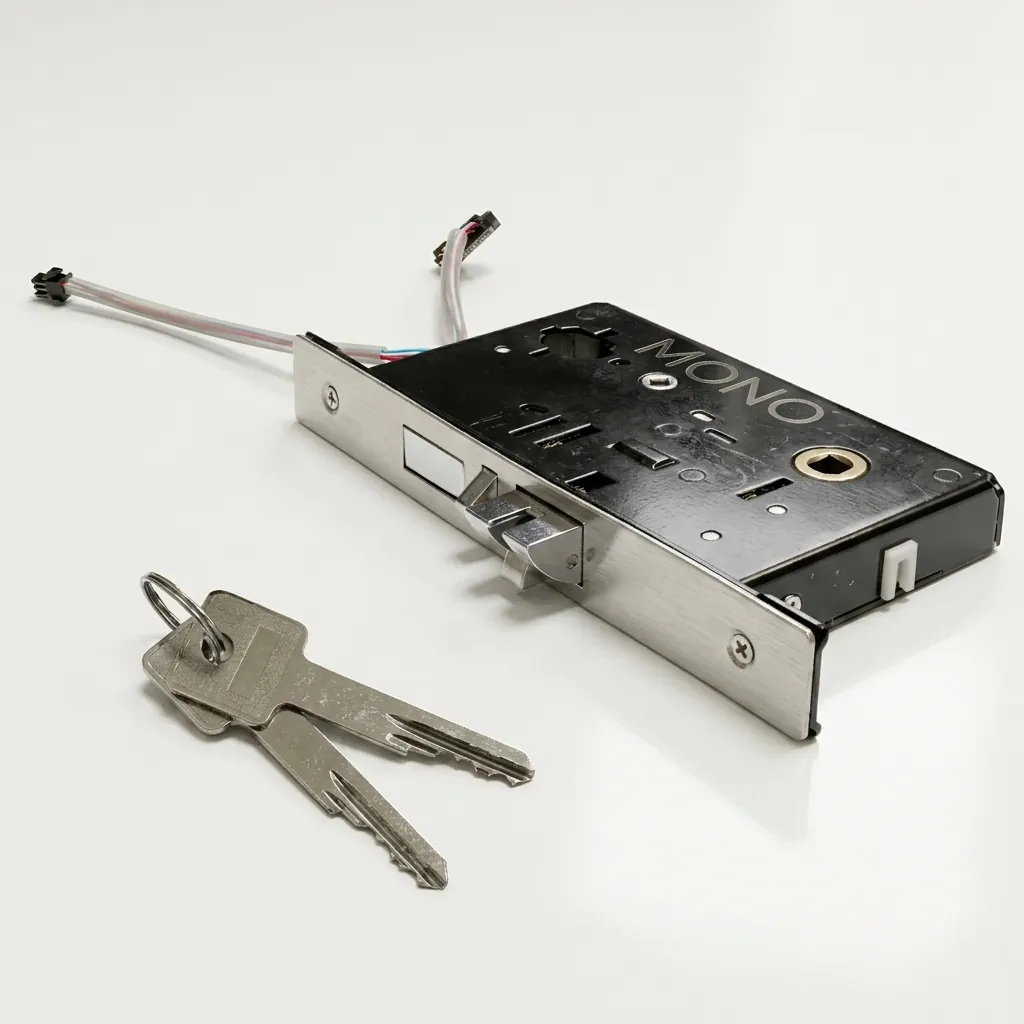 Stainless Steel Ultra-Thin Hotel Smart Door Lock with RFID Card [1026] — DLK-1026 (image 2)