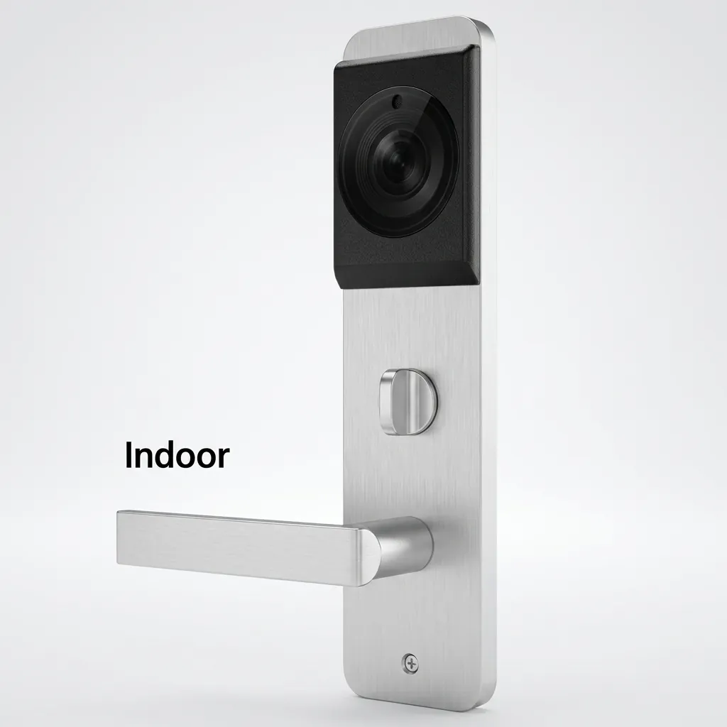 Stainless Steel Ultra-Thin Hotel Smart Door Lock with RFID Card [1028] — DLK-1028 (image 3)