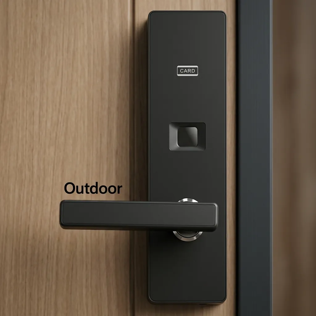 Stainless Steel Hotel Smart Door Lock with RFID Card [1030] — DLK-1030 (image 4)