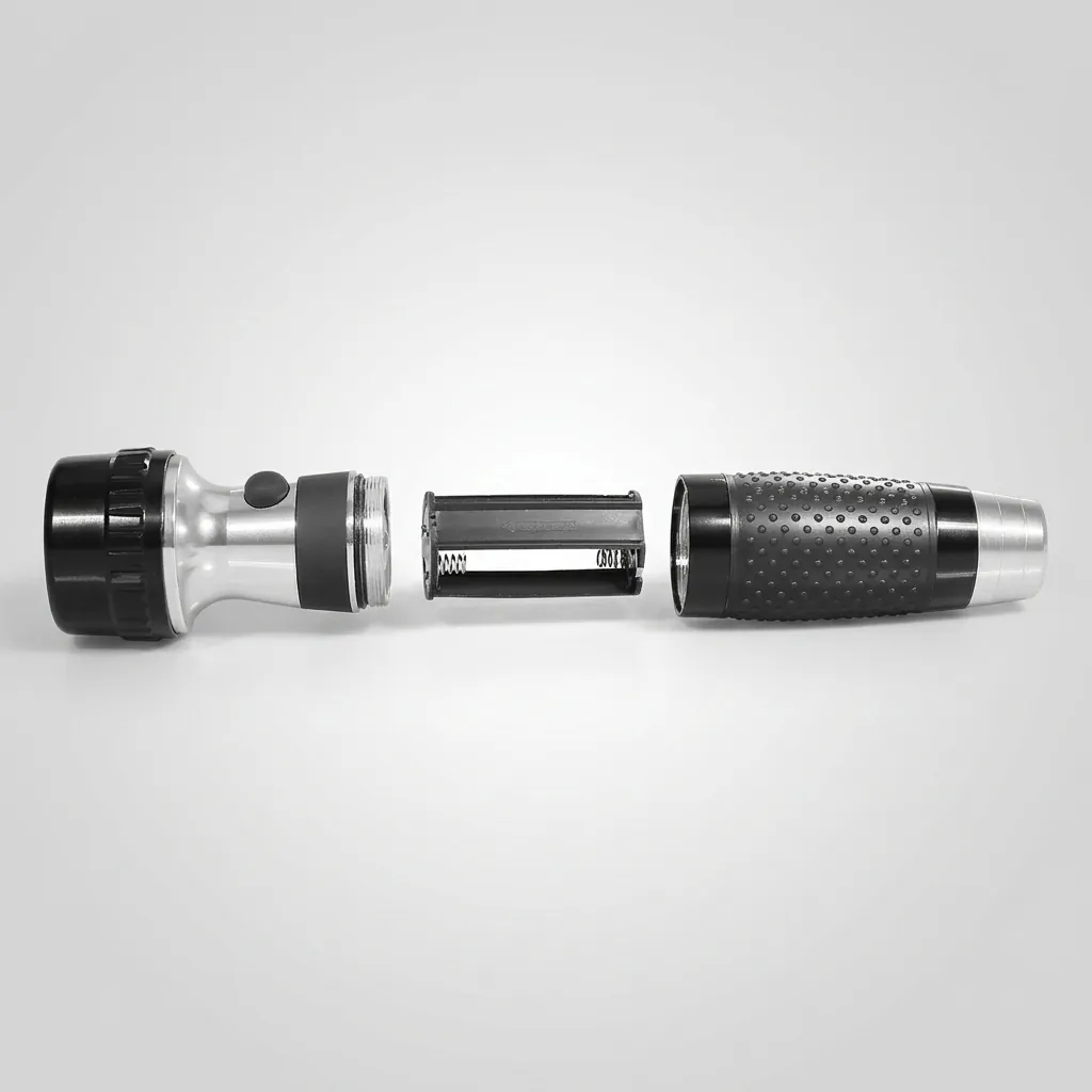 Led Rechargeable Flashlight Wall Mounted — EFL-1024 (image 3)