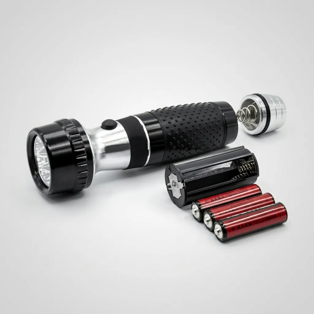 Led Rechargeable Flashlight Wall Mounted — EFL-1024 (image 10)