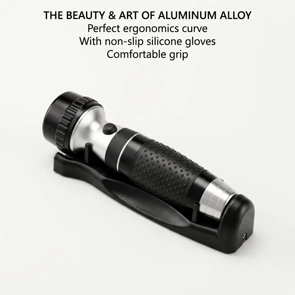 Led Rechargeable Flashlight Wall Mounted — EFL-1024 (image 13)
