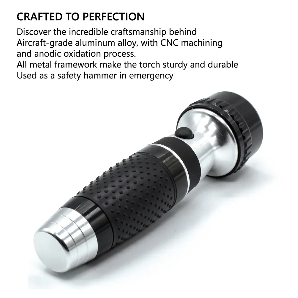 Led Rechargeable Flashlight Wall Mounted — EFL-1024 (image 14)