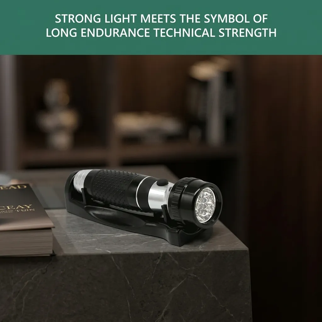 Led Rechargeable Flashlight Wall Mounted — EFL-1024 (image 17)