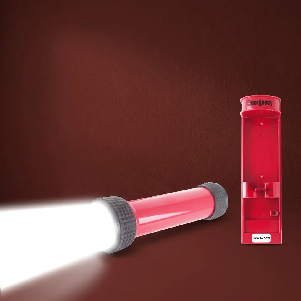 ABS LED Anti-Fall Flashlight Wall Mounted [1025] — EFL-1025 (image 9)