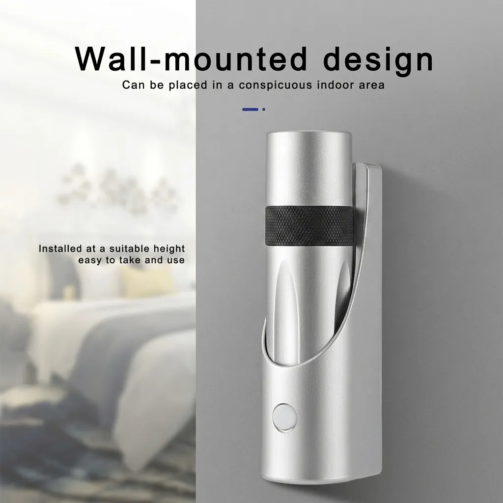 ABS LED Mini Wall Mounted Flashlight [1027] — EFL-1027 (image 7)