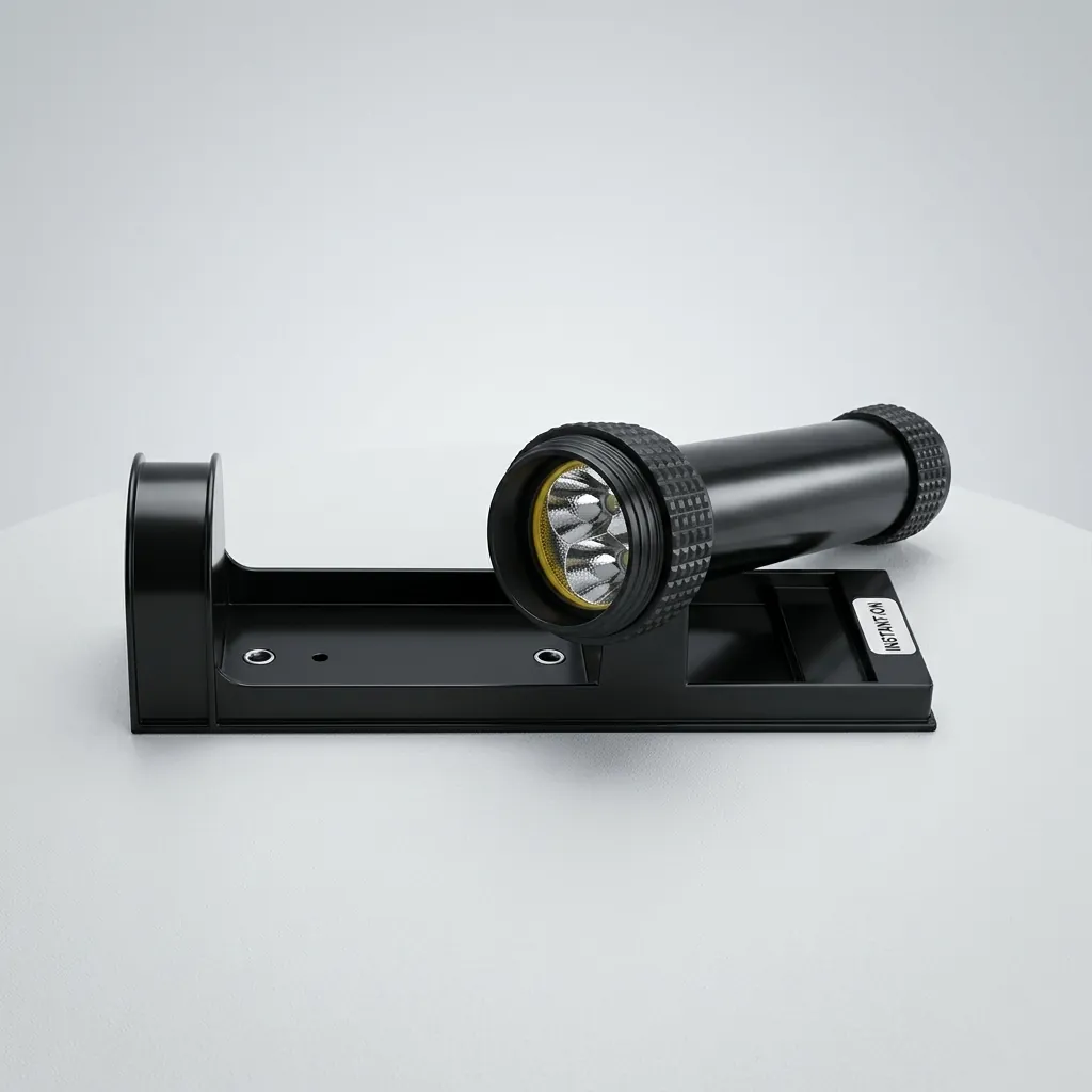 ABS LED Anti-Fall Flashlight Wall Mounted [1028] — EFL-1028 (image 10)