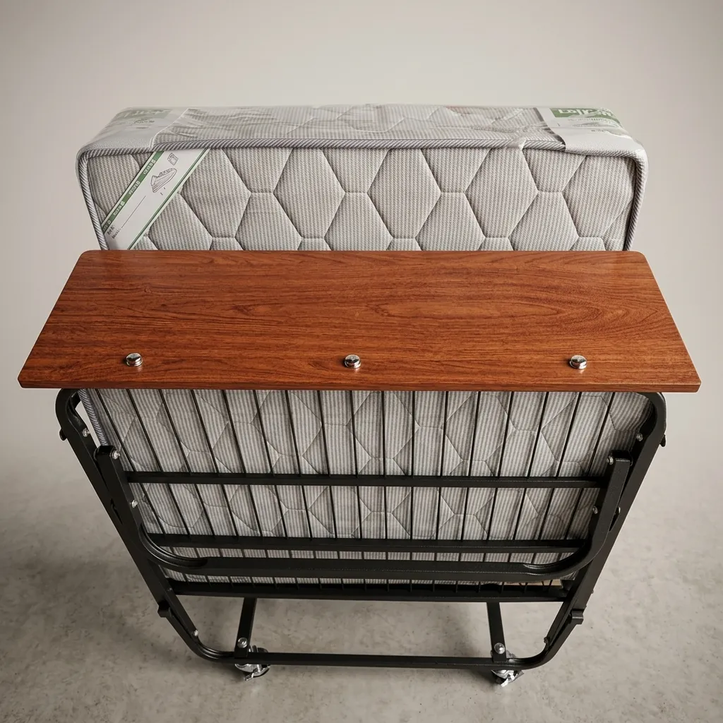 Foldable Extra Bed With Mattress (90x195cm) — EXB-1024 (image 6)