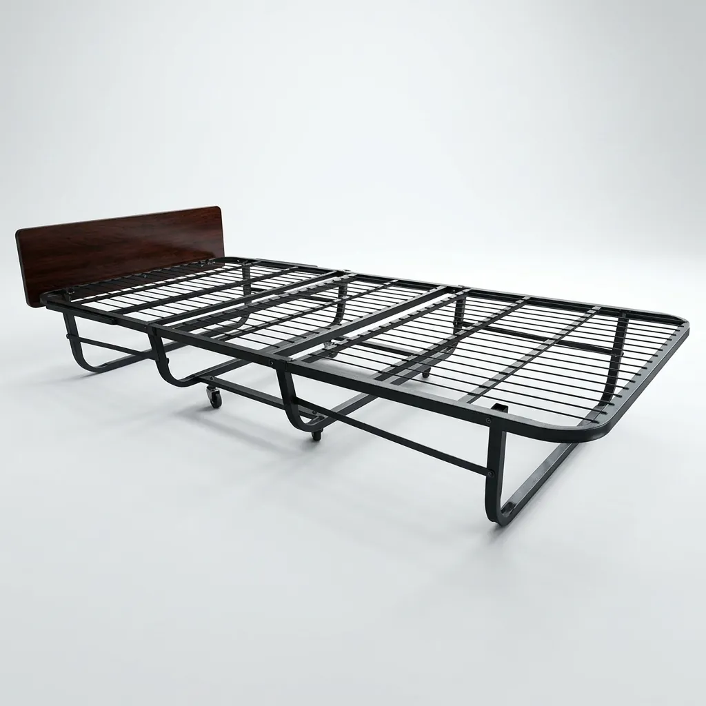 Foldable Extra Bed With Mattress (90x195cm) — EXB-1024 (image 9)