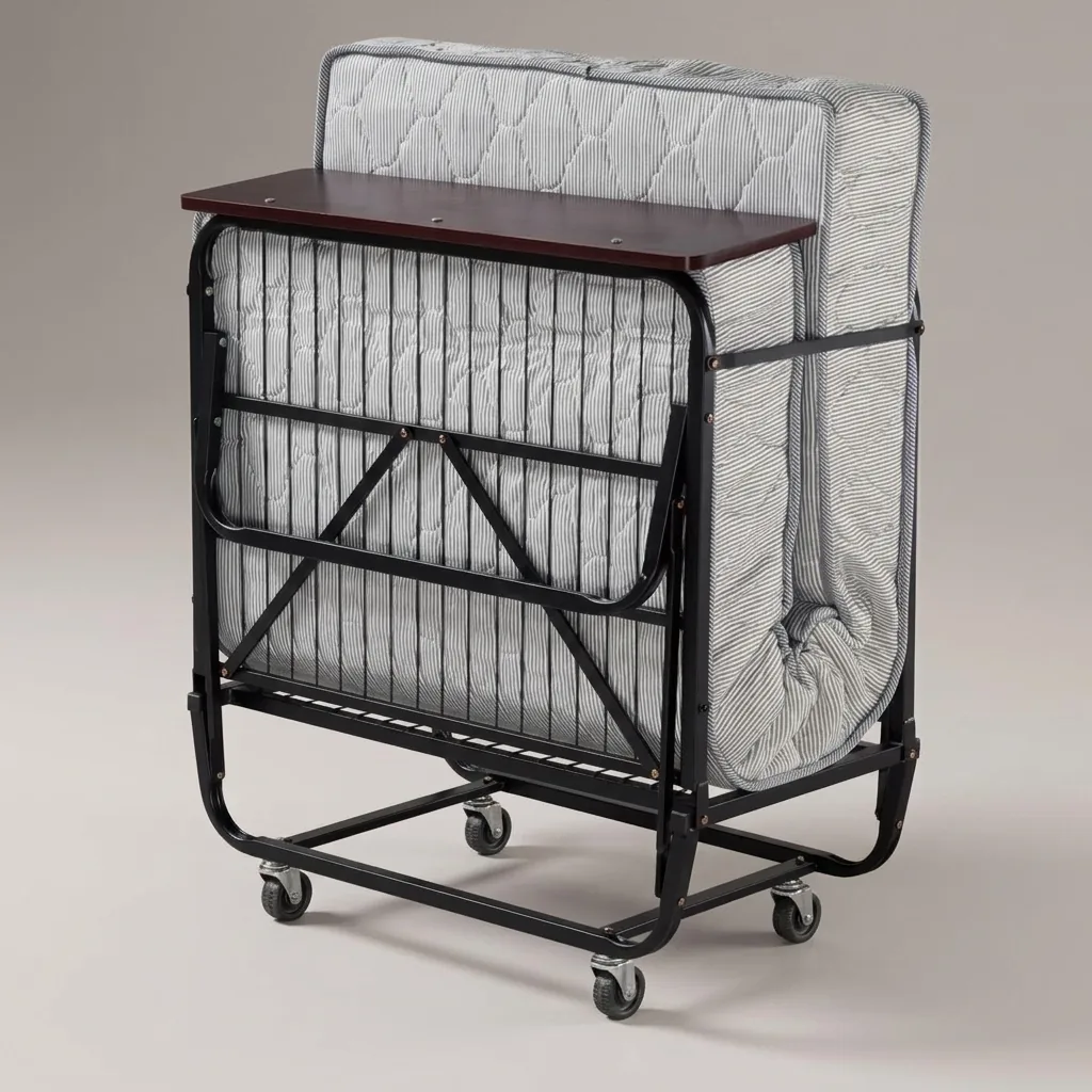 Foldable Extra Bed With Mattress (90x195cm) — EXB-1024