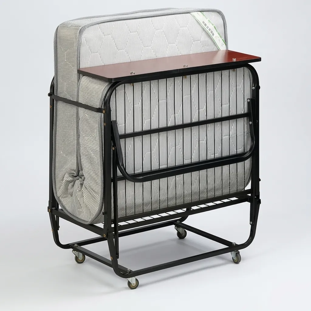 Foldable Extra Bed With Mattress (90x200cm) — EXB-1025 (image 8)