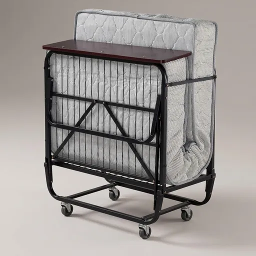 Foldable Extra Bed With Mattress (90x200cm) — EXB-1025