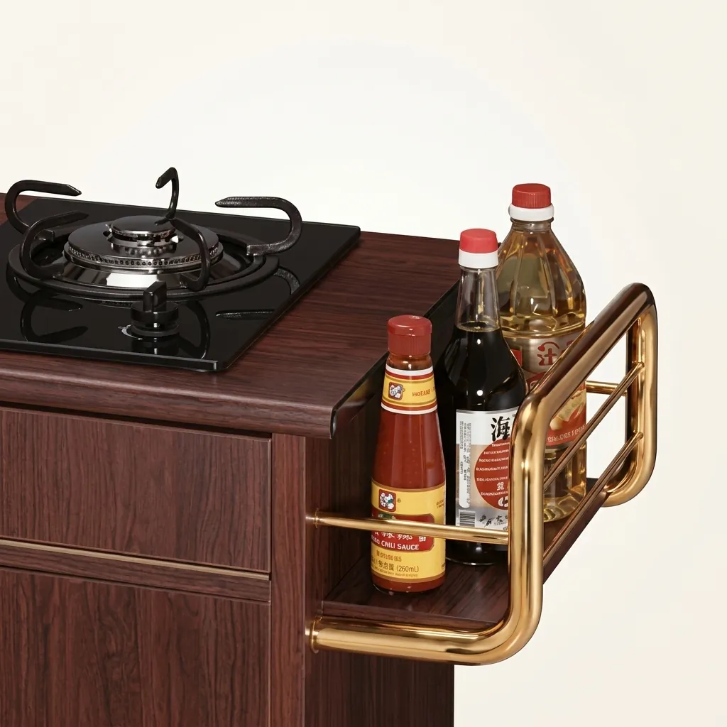 Wooden Flambe Trolley with 1 Gas Stove [1024] — FLT-1024 (image 6)