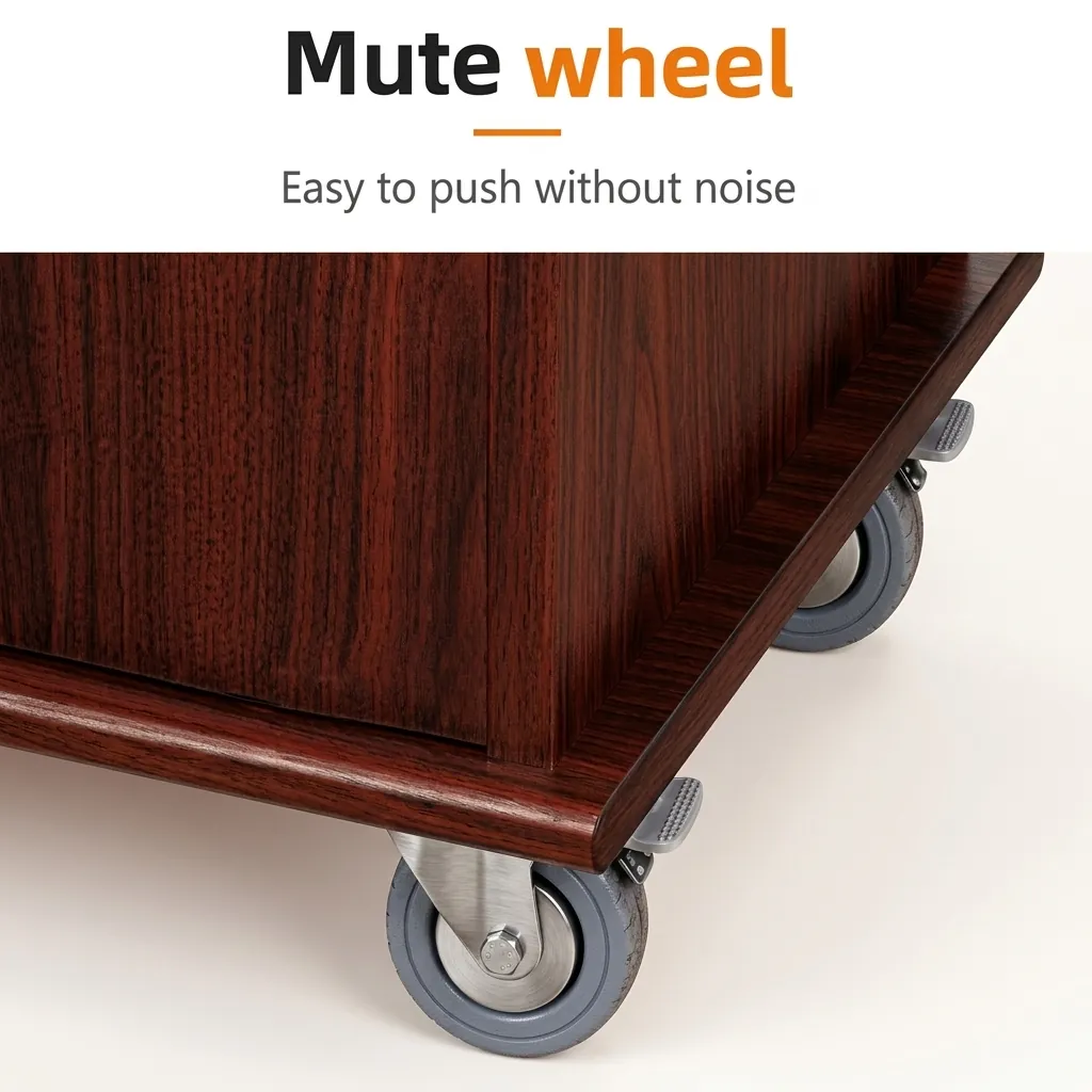 Wooden Flambe Trolley with 1 Gas Stove [1024] — FLT-1024 (image 9)