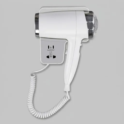 Wall Mounted Hair Dryer With Shaver Socket 1800W — HDR-1037