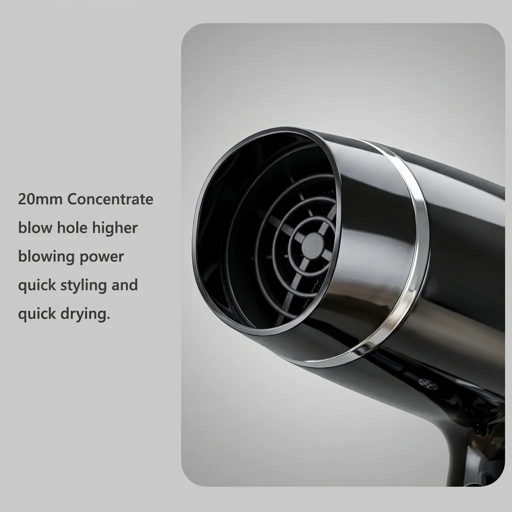 Foldable Hair Dryer 1800W — HDR-1038 (image 2)