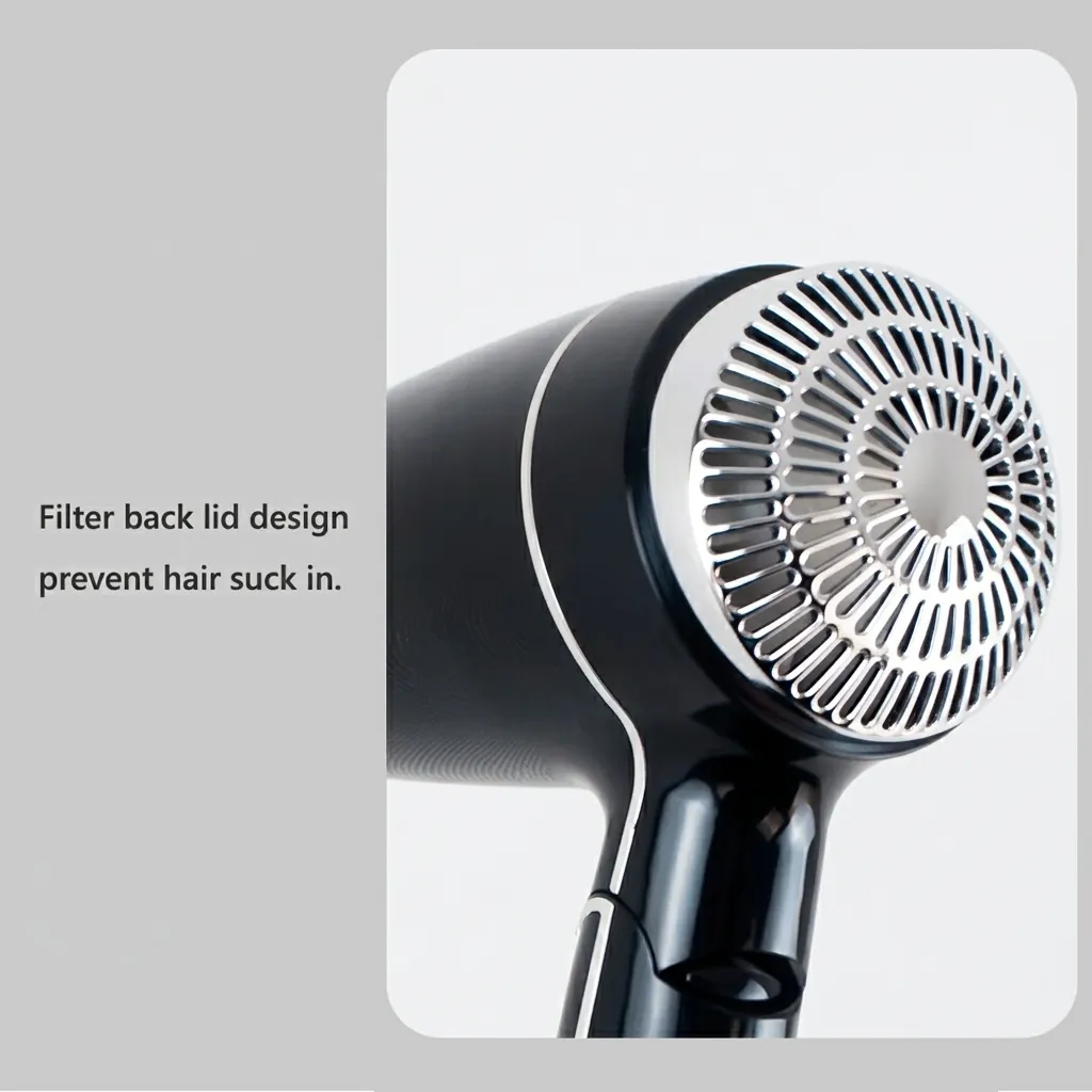 Foldable Hair Dryer 1800W — HDR-1038 (image 3)
