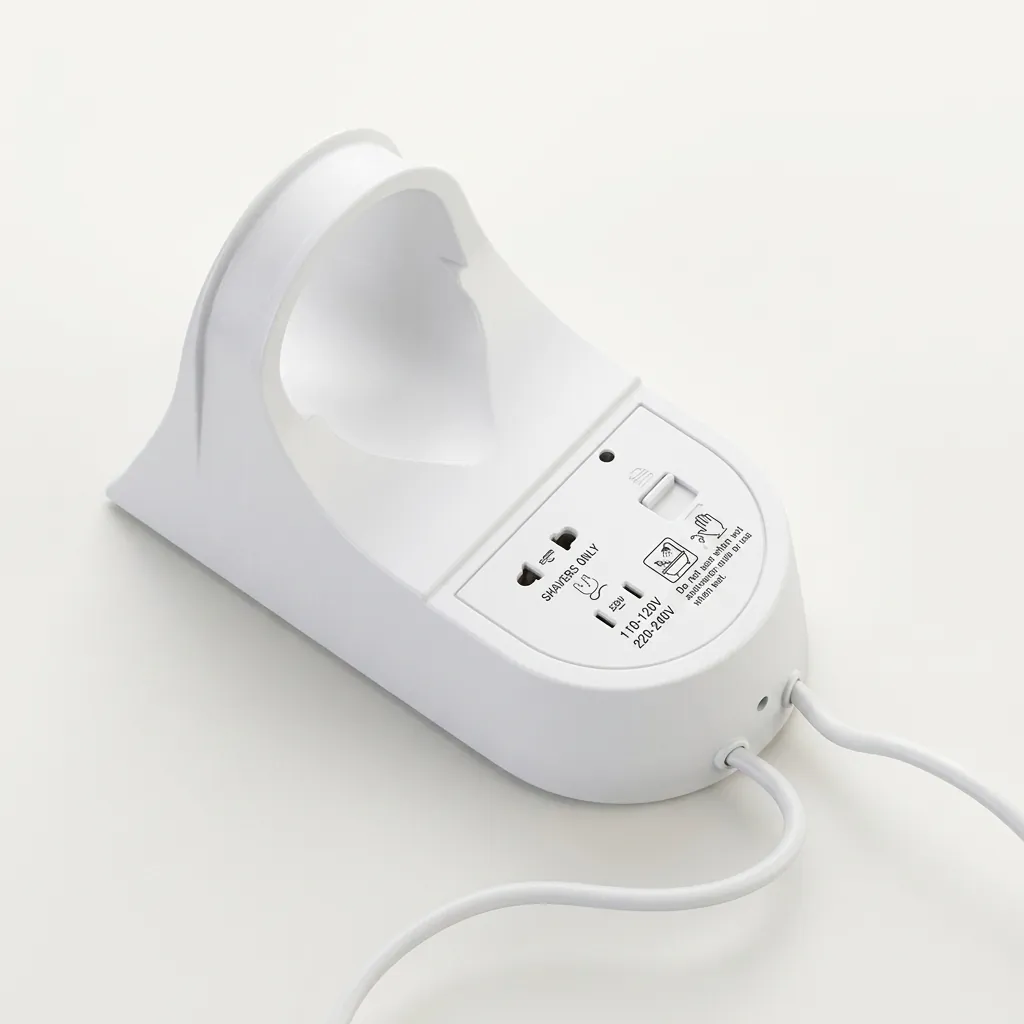 Wall Mounted Hair Dryer With Shaver Socket 110v & 220v 1600W [1041] — HDR-1041 (image 10)