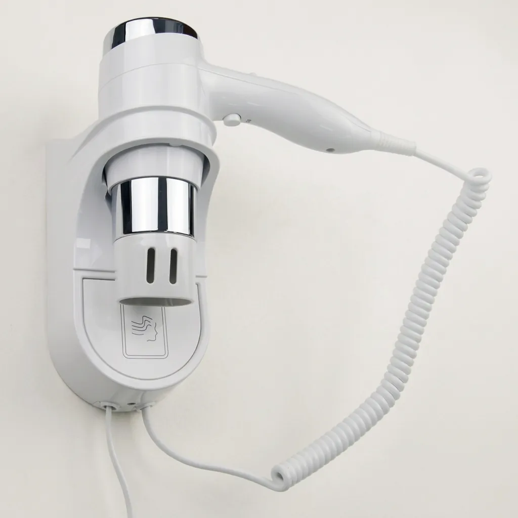 Wall-Mounted Hair Dryer with Overheat Protection [1043] — HDR-1043 (image 2)