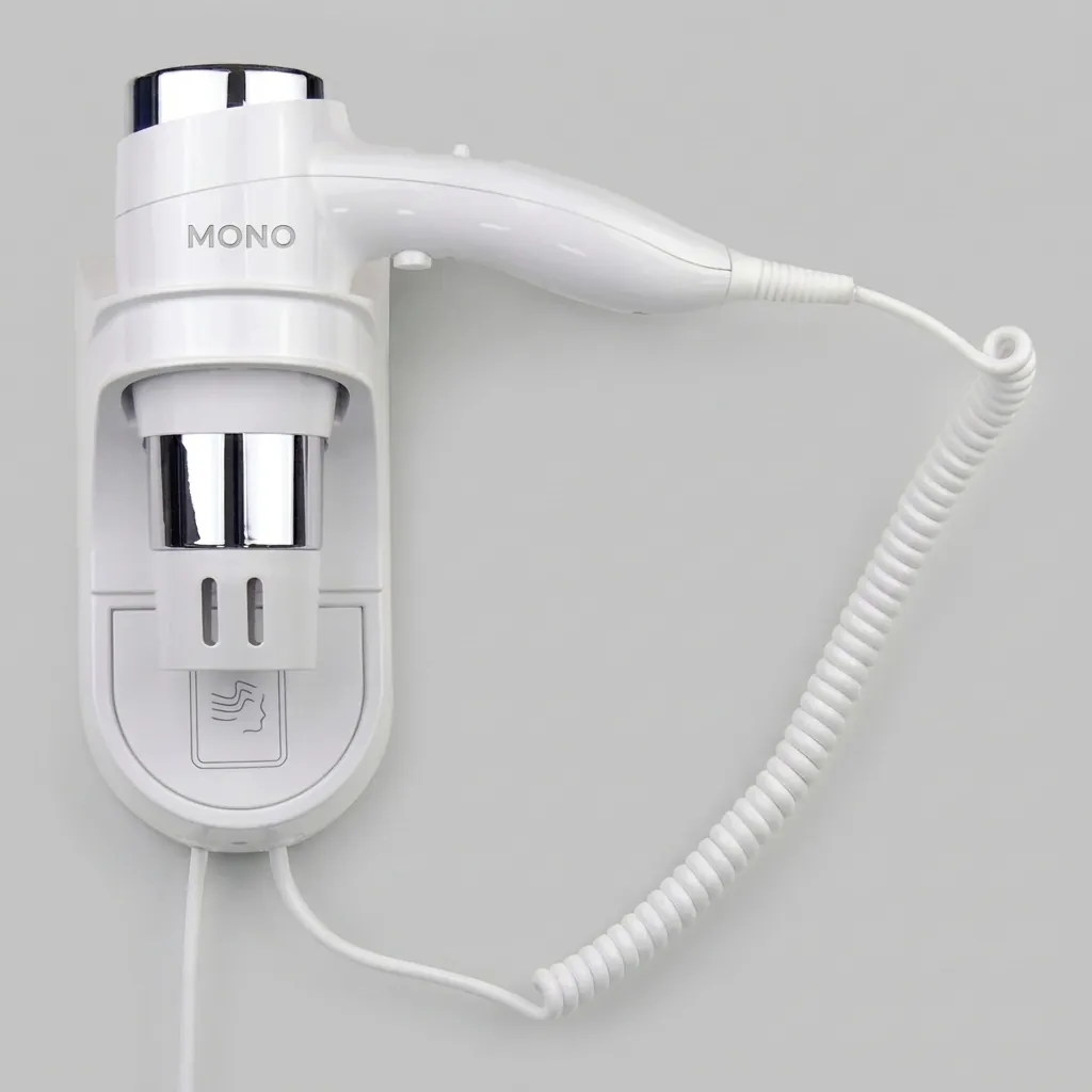 Wall-Mounted Hair Dryer with Overheat Protection [1043] — HDR-1043 (image 1)