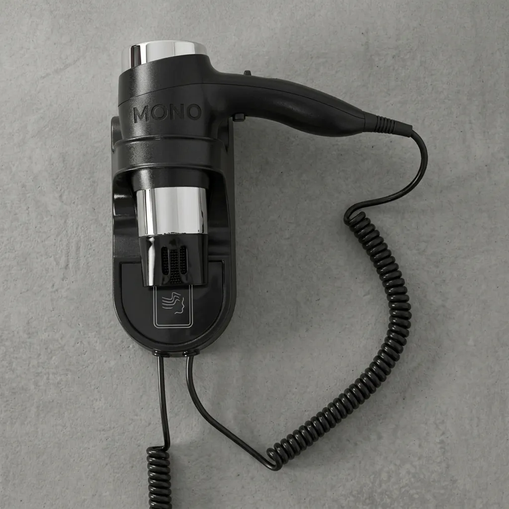 Wall-Mounted Hair Dryer with Overheat Protection [1044] — HDR-1044 (image 1)