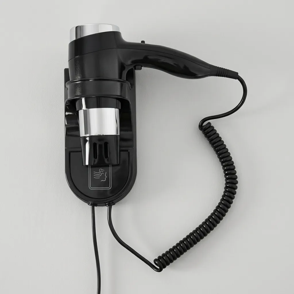 Wall-Mounted Hair Dryer with Overheat Protection [1044] — HDR-1044 (image 4)