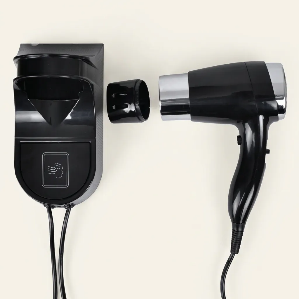 Wall-Mounted Hair Dryer with Overheat Protection [1044] — HDR-1044 (image 5)
