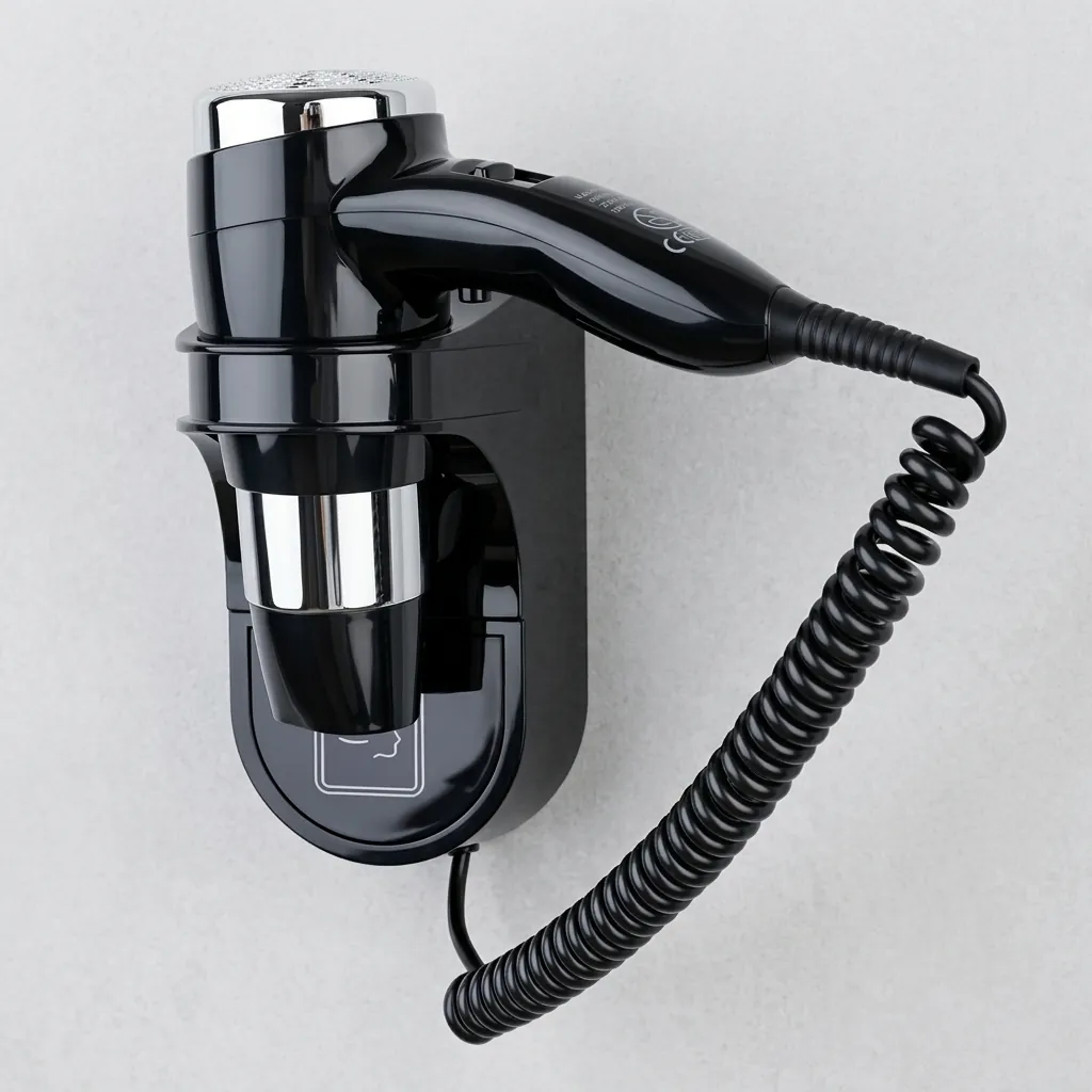 Wall-Mounted Hair Dryer with Overheat Protection [1044] — HDR-1044 (image 10)