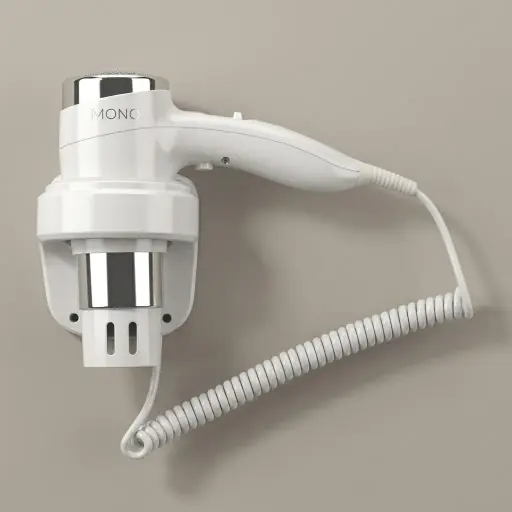 Wall-Mounted Hair Dryer with Overheat Protection [1045]
