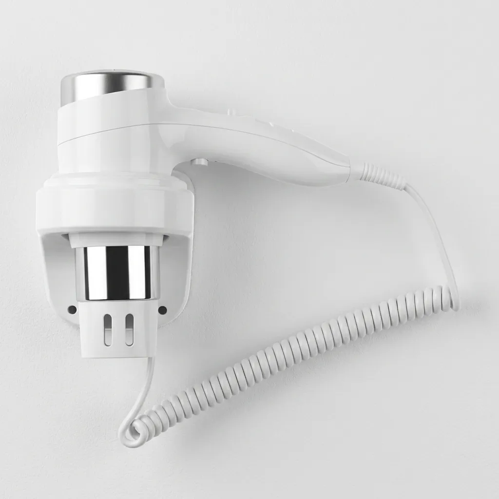 Wall-Mounted Hair Dryer with Overheat Protection [1045] — HDR-1045 (image 2)