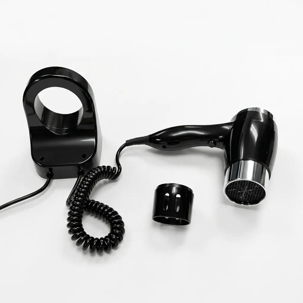 Wall-Mounted Hair Dryer with Overheat Protection [1046] — HDR-1046 (image 6)