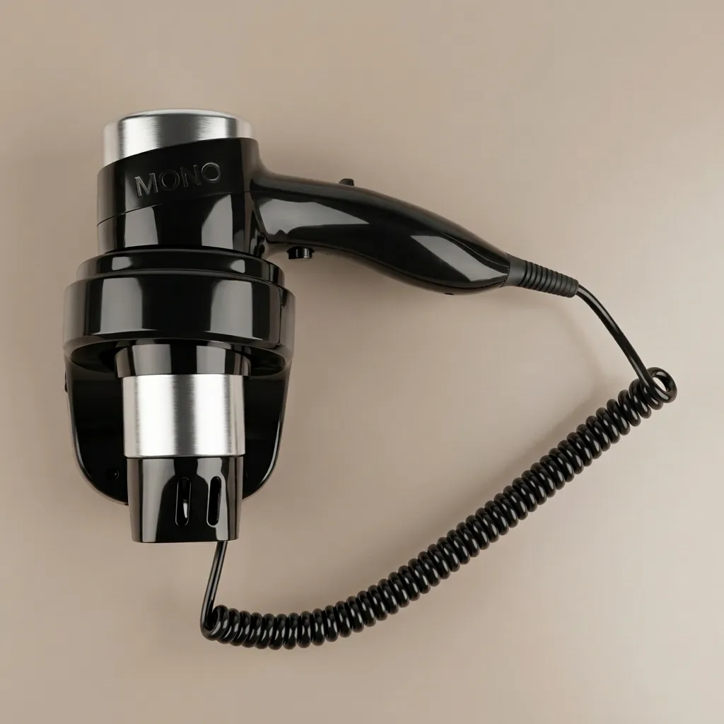Wall-Mounted Hair Dryer with Overheat Protection [1046] — HDR-1046 (image 1)