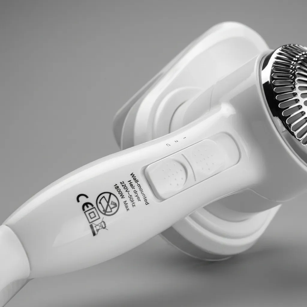 Wall Mounted Hair Dryer 1800W [1047] — HDR-1047 (image 14)