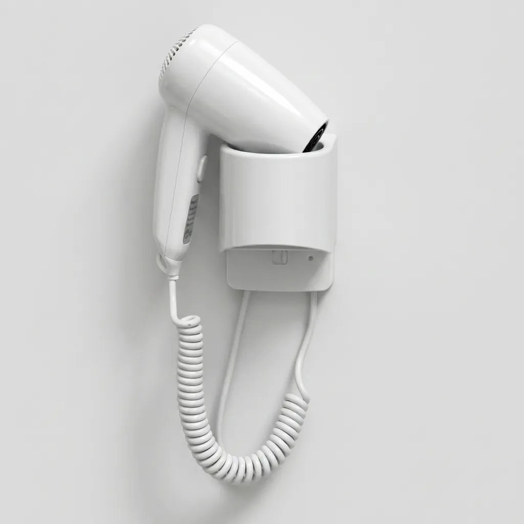 Wall-Mounted Hair Dryer with Overheat Protection [1049] — HDR-1049 (image 3)
