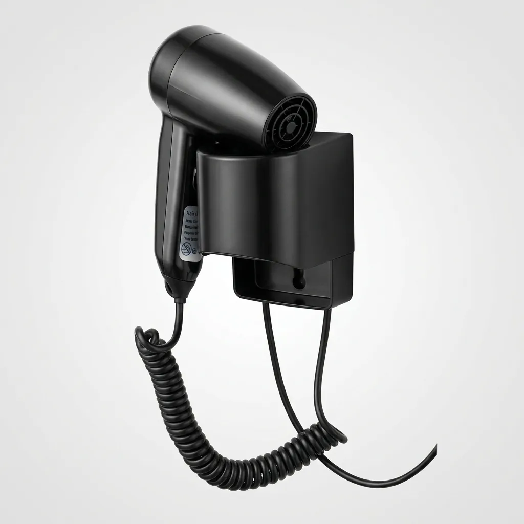 Wall-Mounted Hair Dryer with Overheat Protection [1050] — HDR-1050 (image 4)