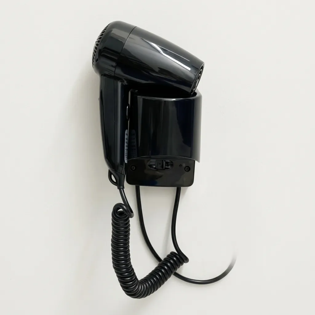 Wall-Mounted Hair Dryer with Overheat Protection [1050] — HDR-1050 (image 7)