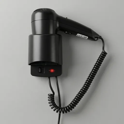 Wall-Mounted Hair Dryer with Overheat Protection [1050] — HDR-1050
