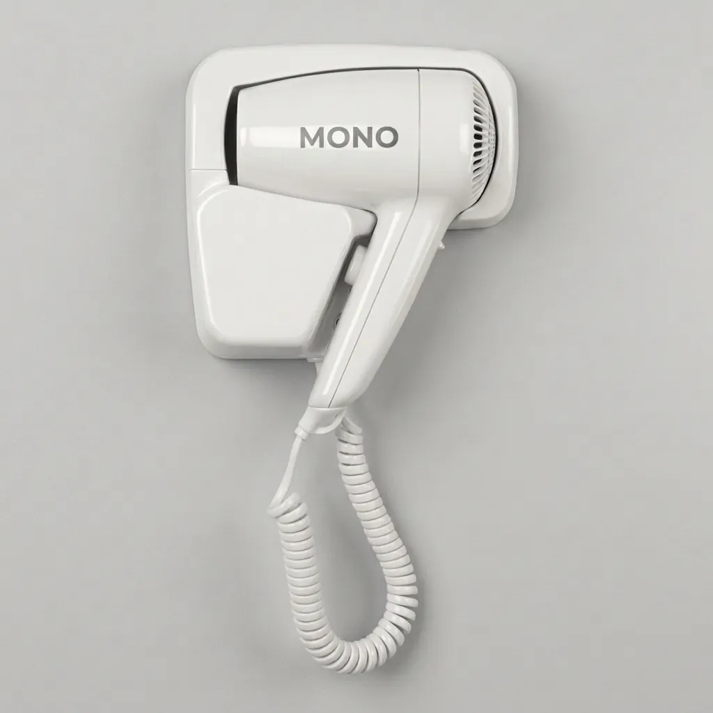 Wall-Mounted Hair Dryer with Overheat Protection [1051] — HDR-1051 (image 1)