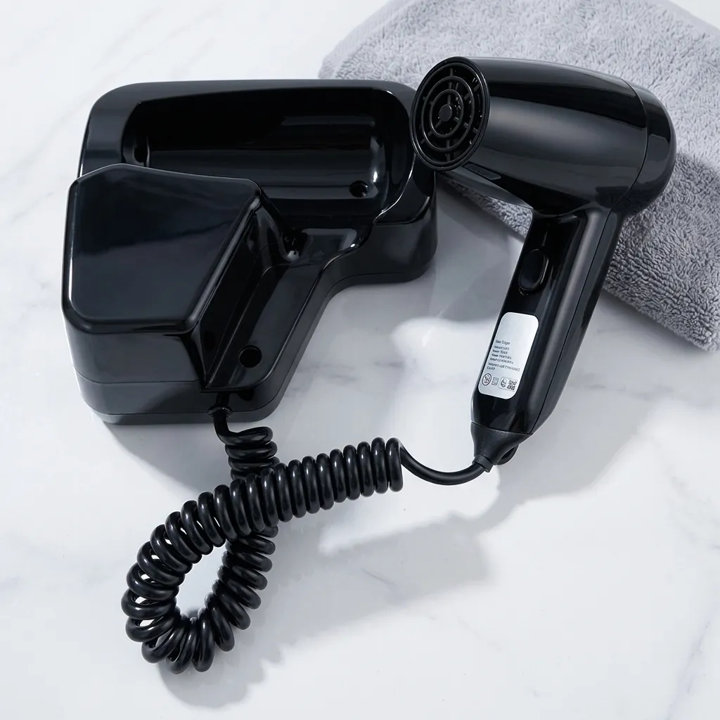 Wall-Mounted Hair Dryer with Overheat Protection [1052] — HDR-1052 (image 2)