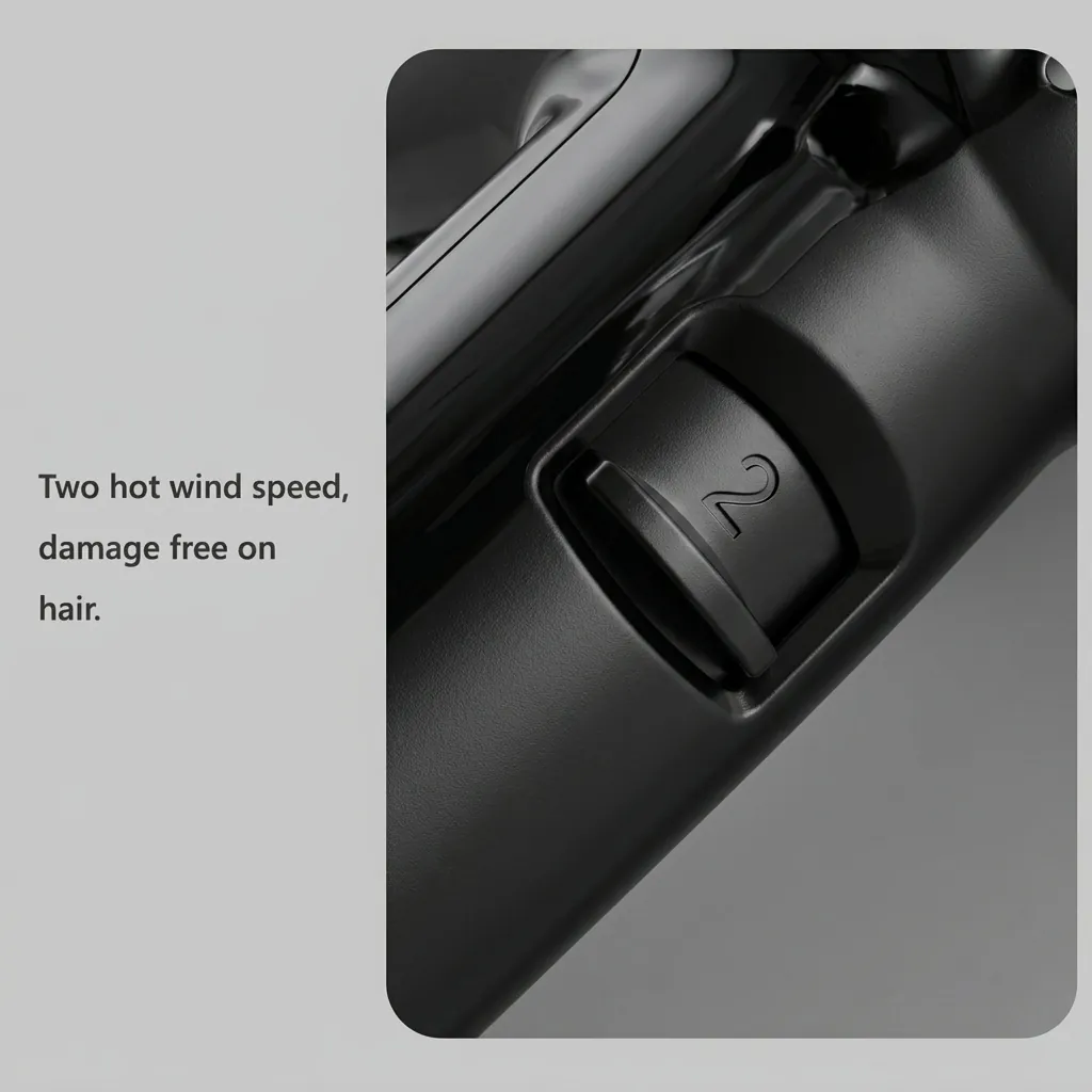 Wall-Mounted Hair Dryer with Overheat Protection [1052] — HDR-1052 (image 4)