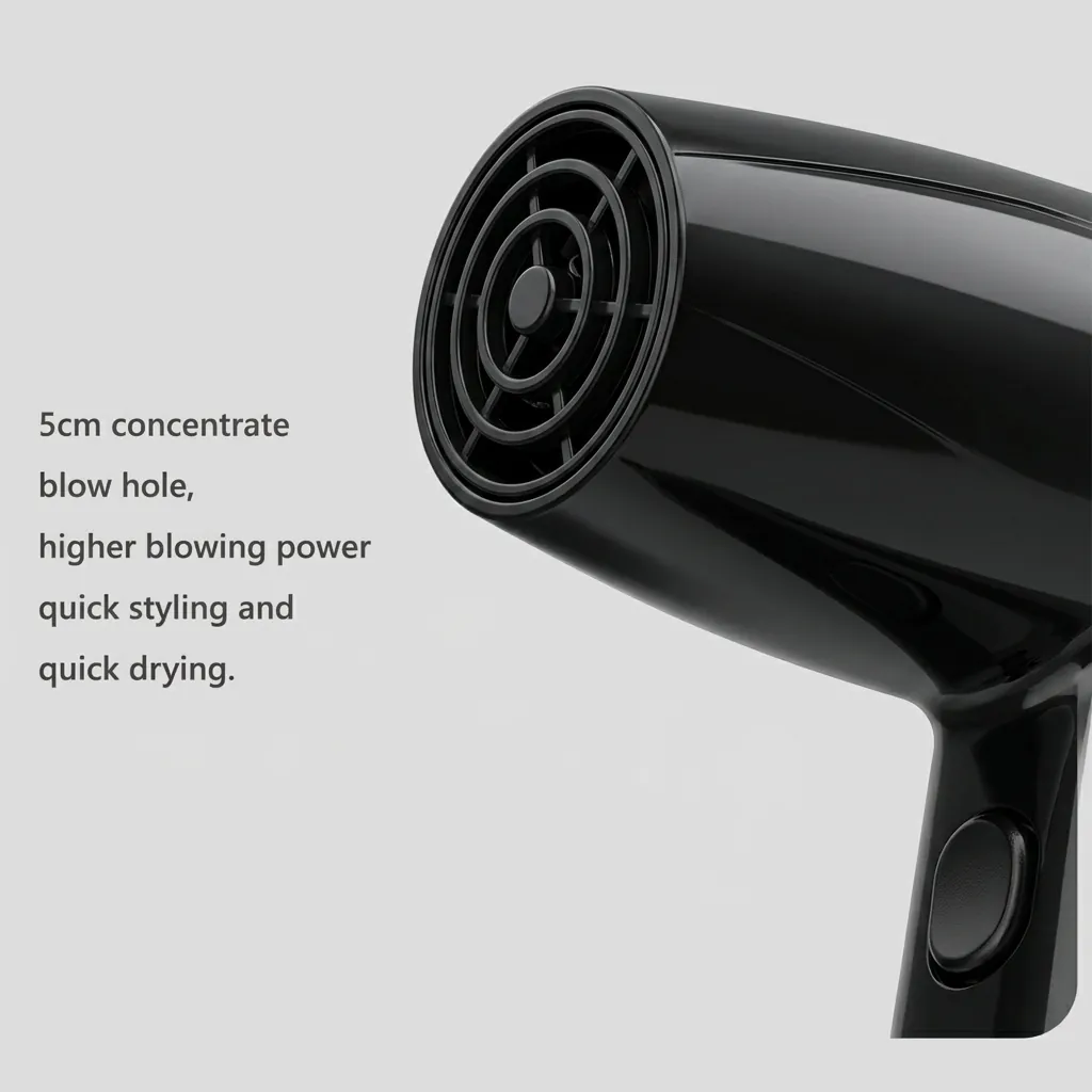 Wall-Mounted Hair Dryer with Overheat Protection [1052] — HDR-1052 (image 6)
