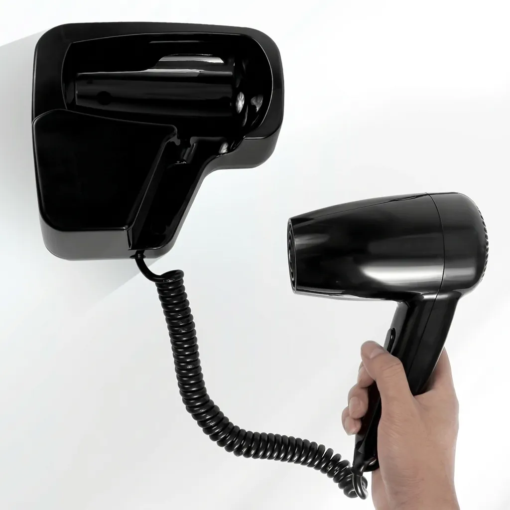Wall-Mounted Hair Dryer with Overheat Protection [1052] — HDR-1052 (image 11)